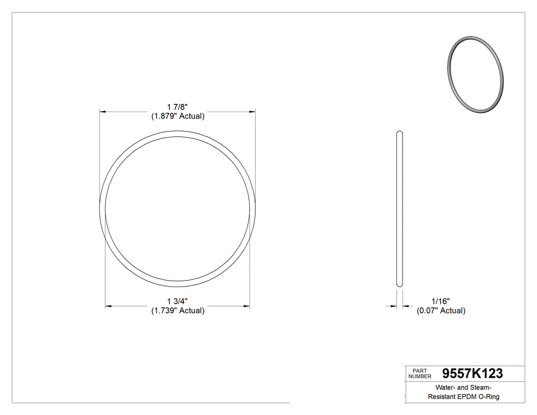Technical drawing - 9557K123